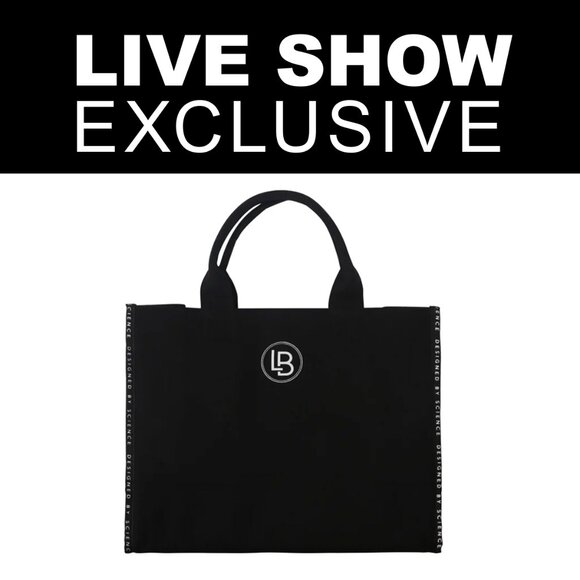 LORDE + BELLE Black Canvas Tote